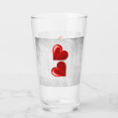 Coupe de verre personnalisée Red Heart (Dos)