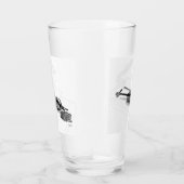 Coupe de verre : Rose de piano violon (Droite)