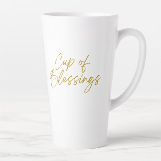 Coupe des Bénédictions Tall Latte Mug (Droite)