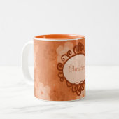 Coupe des fleurs d'automne de café Mug (Devant gauche)