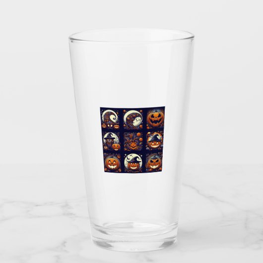 Coupe d'Halloween en verre (Devant)