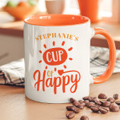 Coupe d'Happy Sunshine Mug personnalisée