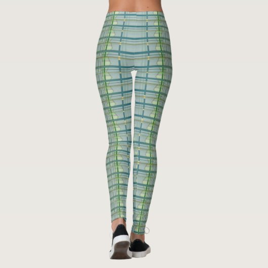 Coupe douce Tartan 1 Leggings revisité (Dos)