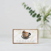 Coupe du café | Marbre or | Carte Punch (Debout devant)