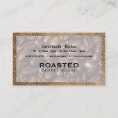 Coupe du café | Marbre or | Carte Punch (Dos)