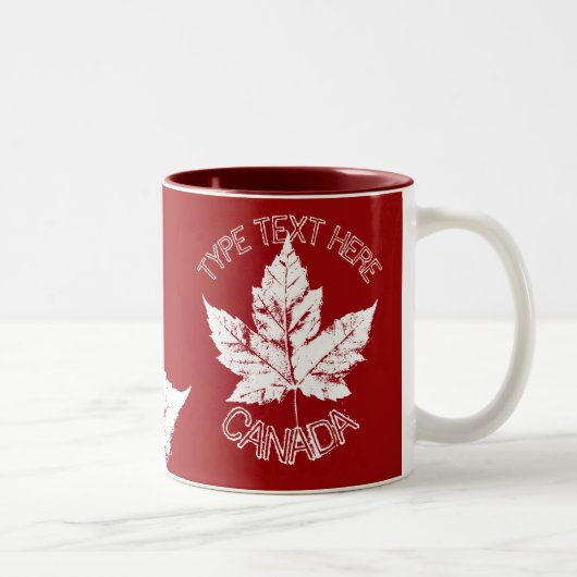 Coupe du café souvenir du Canada Cool Canada Mugs (Droit)