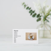 Coupe du Carte de visite de café (Debout devant)