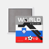 Coupe du monde 2010 Slovénie Magnet (Recto/Verso)