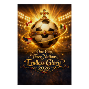 Coupe du Monde 2026 Renaissance Affiche de Footbal