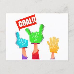 Coupe du monde de football 2022 carte postale