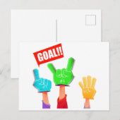 Coupe du monde de football 2022 carte postale (Devant / Derrière)