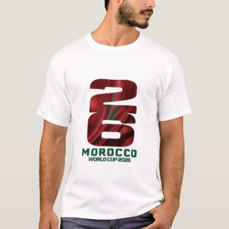 Coupe du Monde Maroc 2026 - T-Shirt pour les fans 