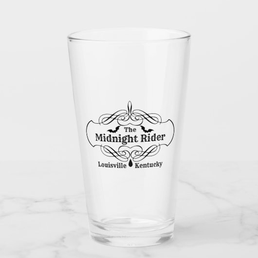 Coupe du verre Logo du cavalier de minuit (Devant)