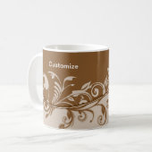 Coupe Élégante de café de Mug customisée (Devant gauche)