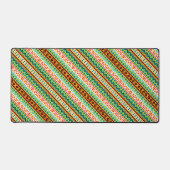 Coupe en papier design motif aztèque coloré (Recto)