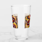 Coupe en verre aux couleurs belges (Droite)