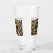 Coupe en verre avec couleurs brésiliennes (Droite)