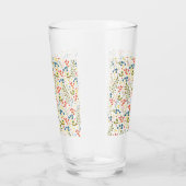 Coupe en verre avec fleur transparente (Droite)