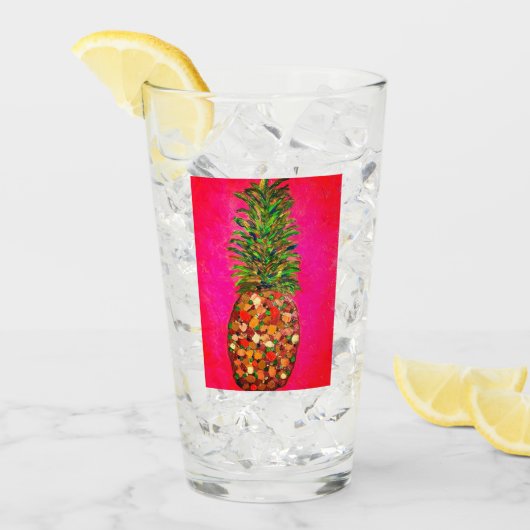 Coupe en verre d'ananas (Devant glace)