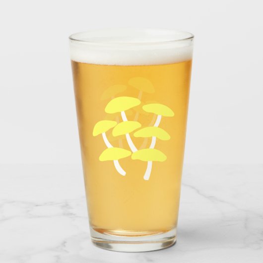 Coupe en verre huître dorée (Dos (rempli))