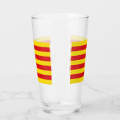 Coupe en verre patriotique avec drapeau de Catalog (Gauche)