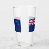 Coupe en verre patriotique avec drapeau de la Nouv (Gauche)