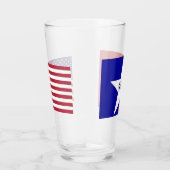 Coupe en verre patriotique avec drapeau de San Ant (Droite)
