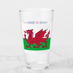 Coupe en verre patriotique avec drapeau du Pays de
