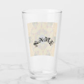 Coupe en verre RZ rose comme kaléidoscope art, JAU (Dos)