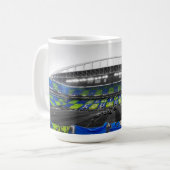Coupe Eternal Blue Forever Green Cup Tifo 15oz Mug (Devant gauche)