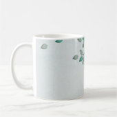 Coupe Feuille verte Arbre Coffee Mug (Gauche)