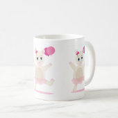 coupé fille ours Mug (Devant droit)