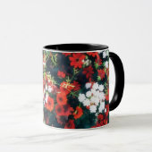 Coupe Floral Art Mug de style vintage (Devant droit)