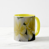 Coupe Floral Art Mug Fleurs Jaunes (Devant droit)