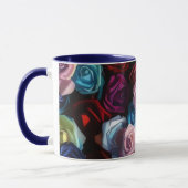 Coupe Floral Mug Rose Rose colorée (Gauche)