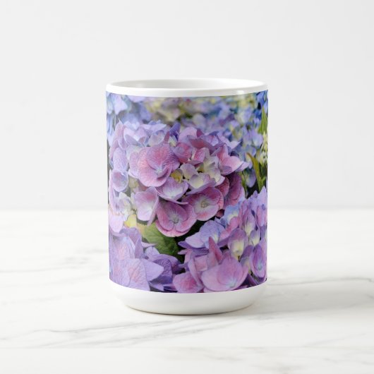 Coupe Florale de Mug bleu violet Hydrangea (Centre)