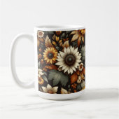Coupe florale 🌻 tasse de café 15oz (Gauche)
