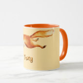 Coupe Foxy Mug Art Fox vintage (Devant droit)