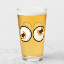 Coupe Funny des yeux de verre