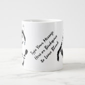 Coupe Husky Jumbo Mug Siberian Husky Personnalisée (Devant)