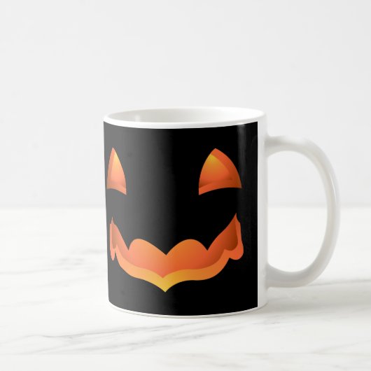 Coupe Jack-o-lanterne Halloween Mugs Citrouilles / (Droite)