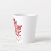 Coupe Jumbo Canada de café Mug Cool Retro Canada C (Devant)