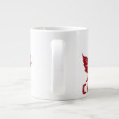 Coupe Jumbo Canada de café Mug Cool Retro Canada C (Dos)