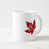 Coupe Jumbo Canada de café Mug Cool Retro Canada C (Devant droit)