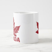 Coupe Jumbo Canada de café Mug Cool Retro Canada C (Devant)
