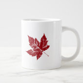Coupe Jumbo Canada de café Mug Cool Retro Canada C (Droite)