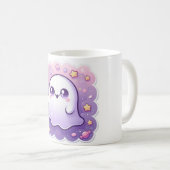 Coupe Kawaii Ghost Mug Cute Pastel Halloween Coffw (Devant droit)