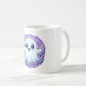 Coupe Kawaii Ghost Mug Cute Pastel Halloween Coffw (Devant droit)