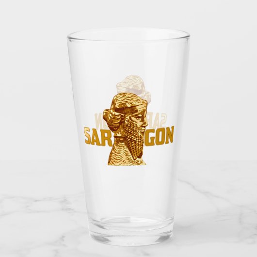 Coupe King Sargon de verre (Devant)
