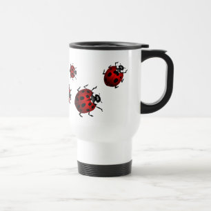Coupe Ladybug Art Travel Mug Beer Glass Ladybug Cu